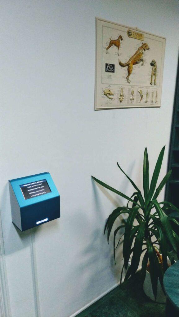 Pořadový systém displej