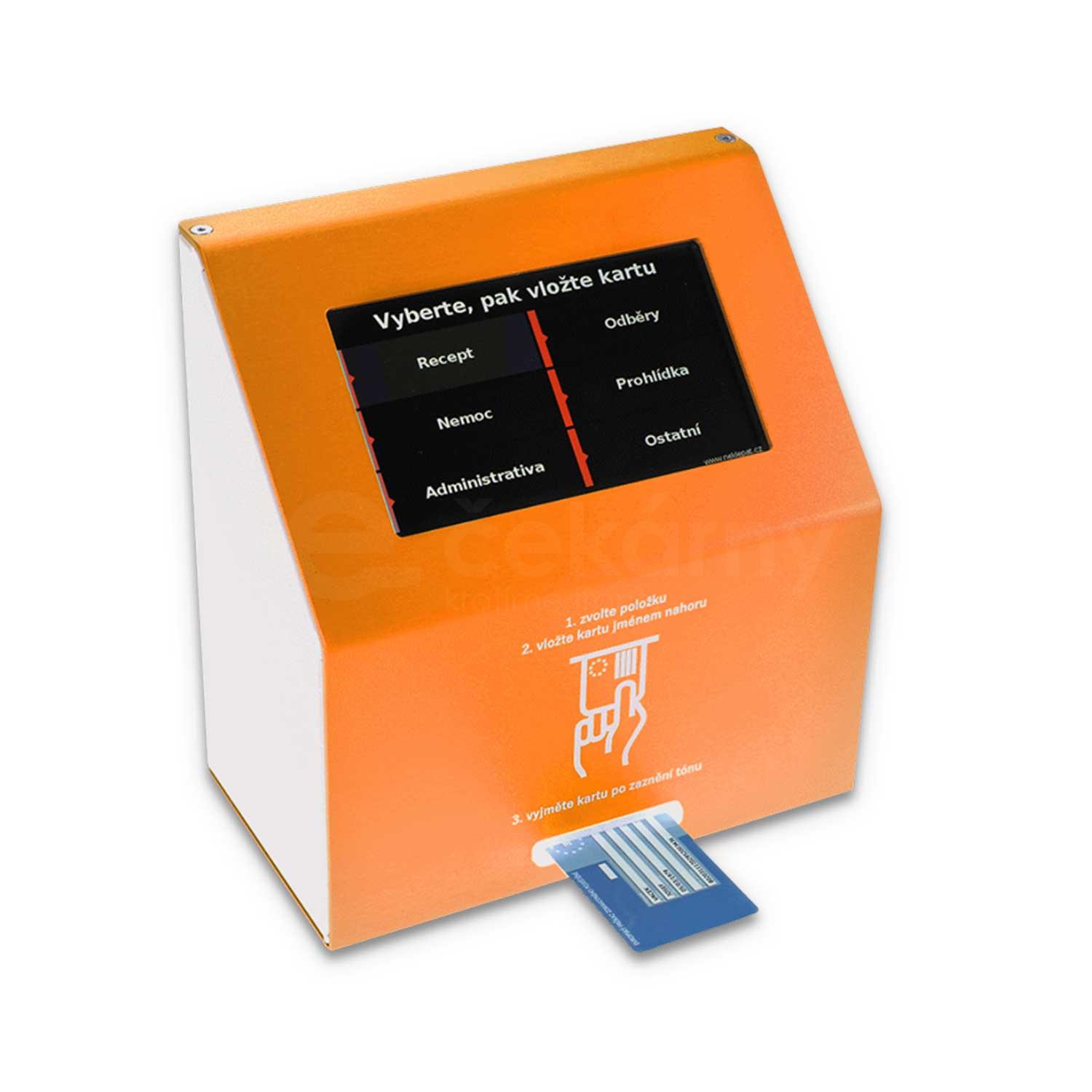 pořadový systém displej