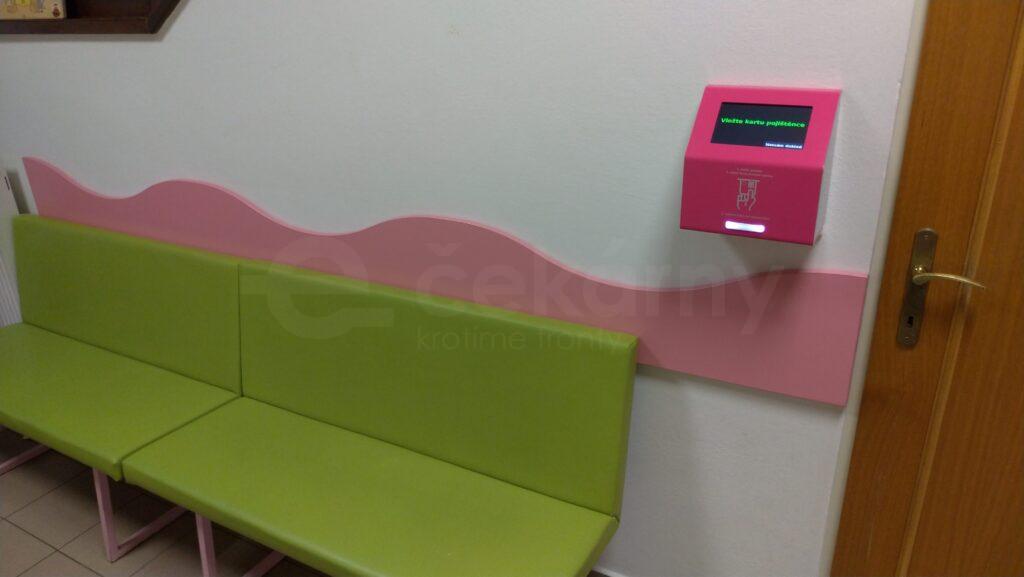 pořadový systém displej v čekárně