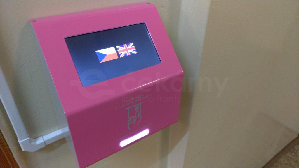 pořadový systém displej v čekárně