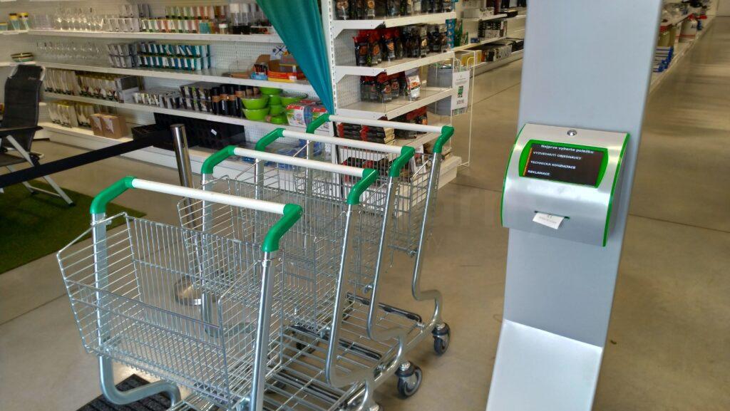 pořadový systém print mini v čekárně